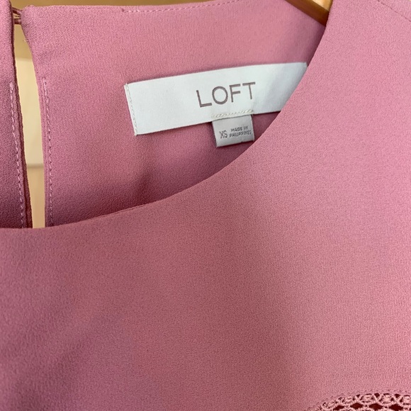 Loft Silky Mauve Blouse - Picture 2 of 3